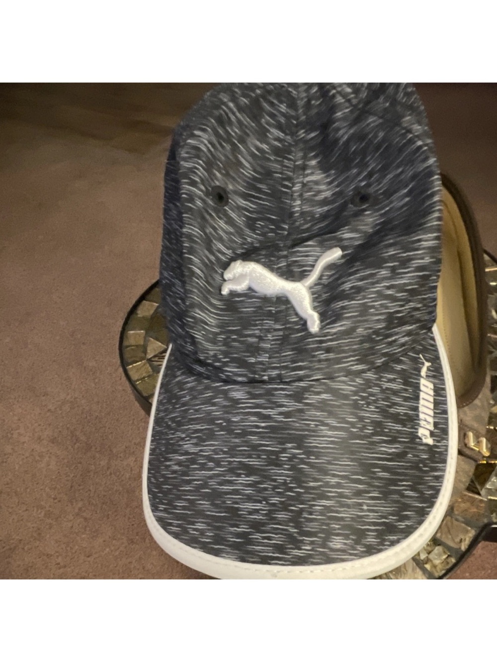 Puma Heathered Black & White Performance Cap